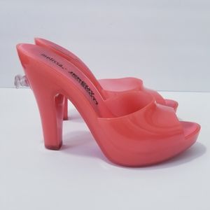 Melissa x Jeremy Scott Inflatable Heels Size 9